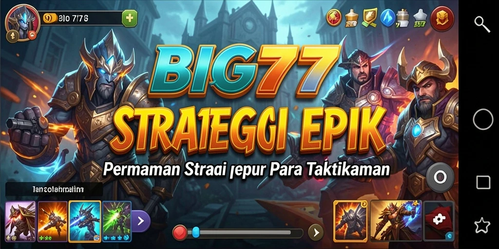 Tampilan gameplay seru dan strategis di BIG77 dengan pertempuran mendebarkan.