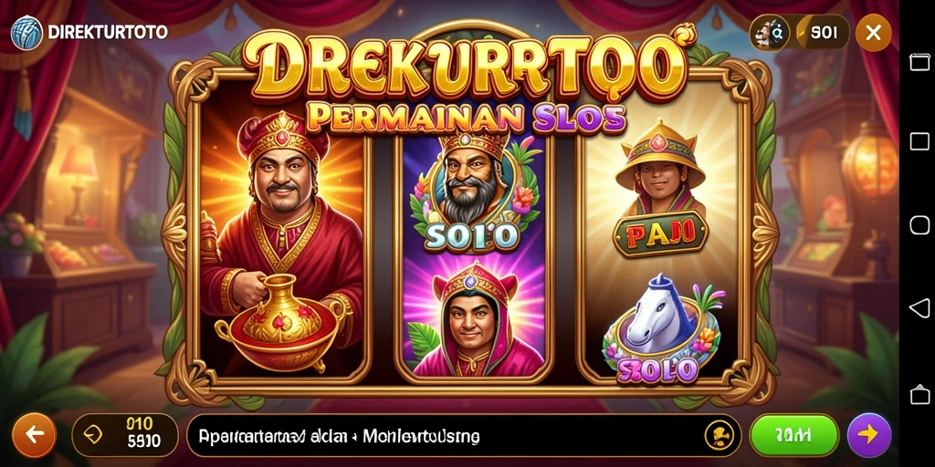 Tampilan gameplay menawan dari DIREKTURTOTO saat diputar.