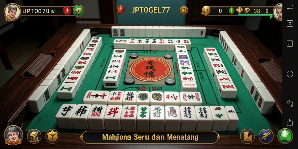 Gameplay seru JPTOGEL77 dengan grafis menawan dan tantangan Mahjong.