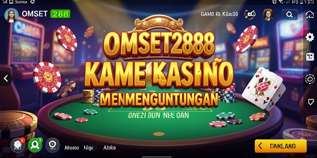 Tampilan gameplay seru di OMSET288 menunjukkan suasana Kasino yang nyata.