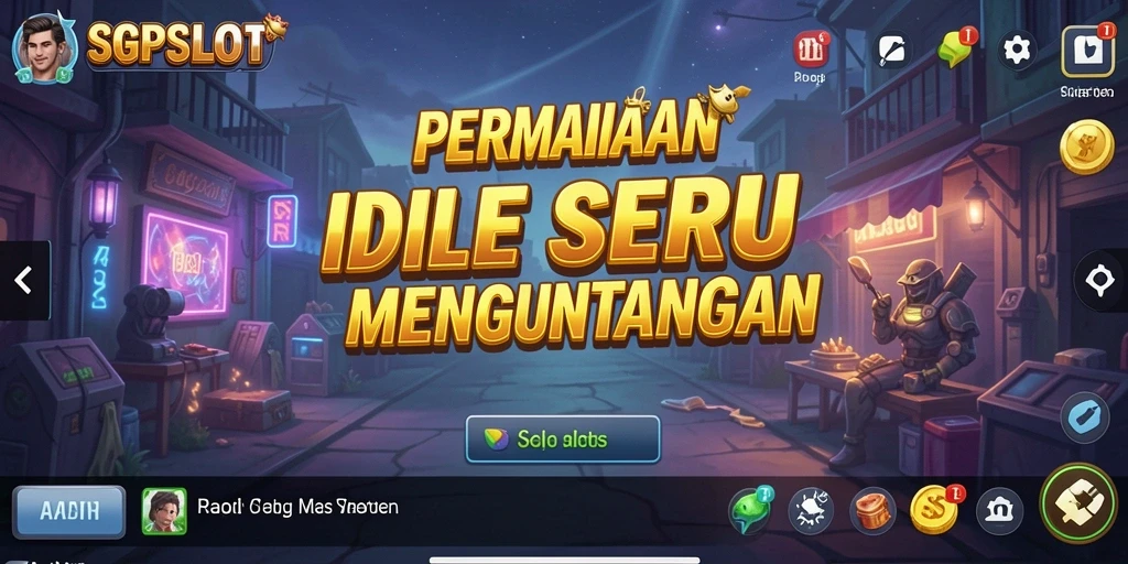 Tampilan gameplay SGPSLOT dengan berbagai mesin slot menarik.