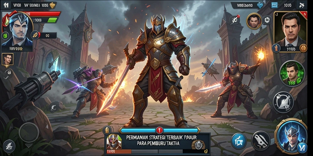 Tampilan menarik dan dalam gameplay strategi VW108.